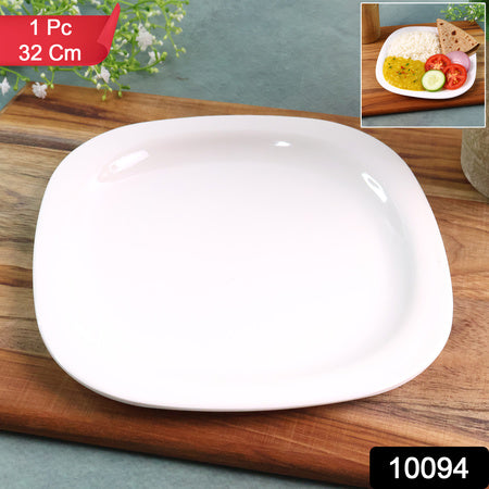 Premium Square Dinner Plate (32 Cm  1 Pc)