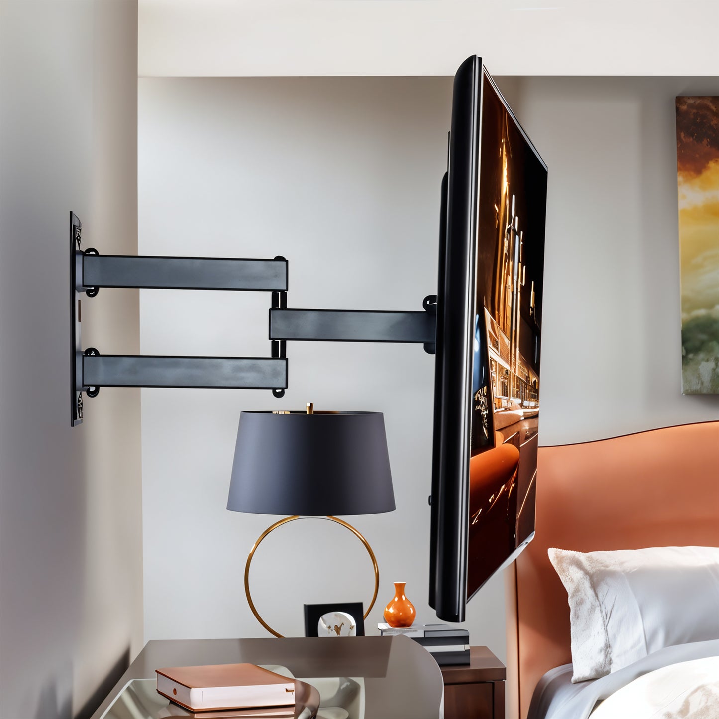 Heavy Duty 2655 Inch Full Motion Cantilever Wall Mount Bracket