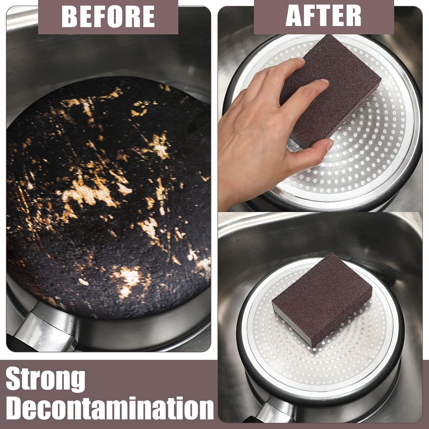 Multipurpose Kitchen Cleaning Sponge Scrub Block (7 X 7 Cm  1 Pc)