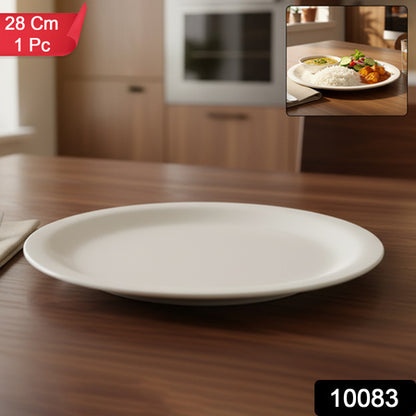 Premium Round Dinner Plate (28cm  1 Pc)
