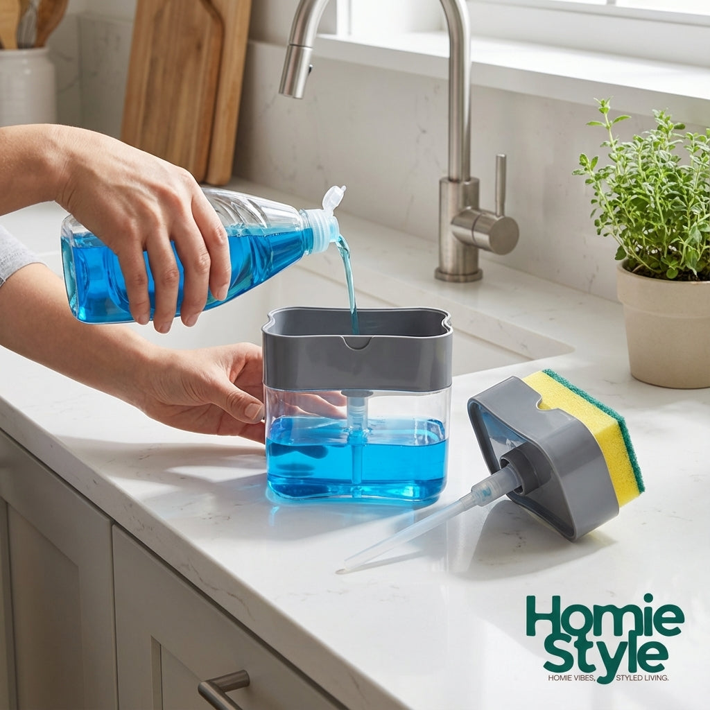 2-in-1 Soap Dispenser Wukusy