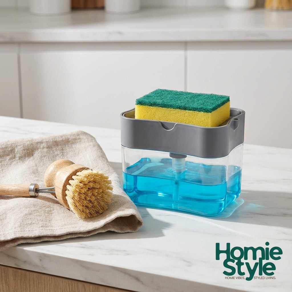 2-in-1 Soap Dispenser Wukusy