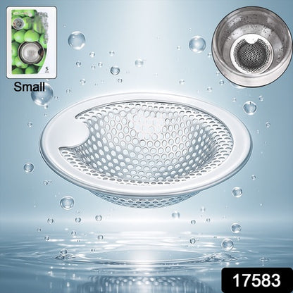 Stainless Steel Kitchen Sink Drain Strainer  Stopper (Small  1 Pc)