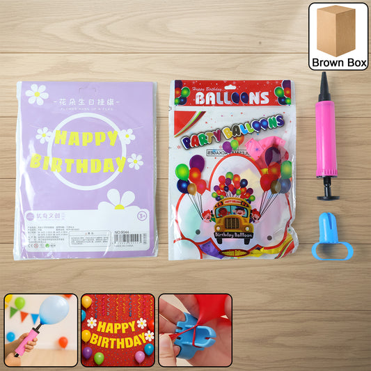 Happy Birthday Decoration Combo Set
