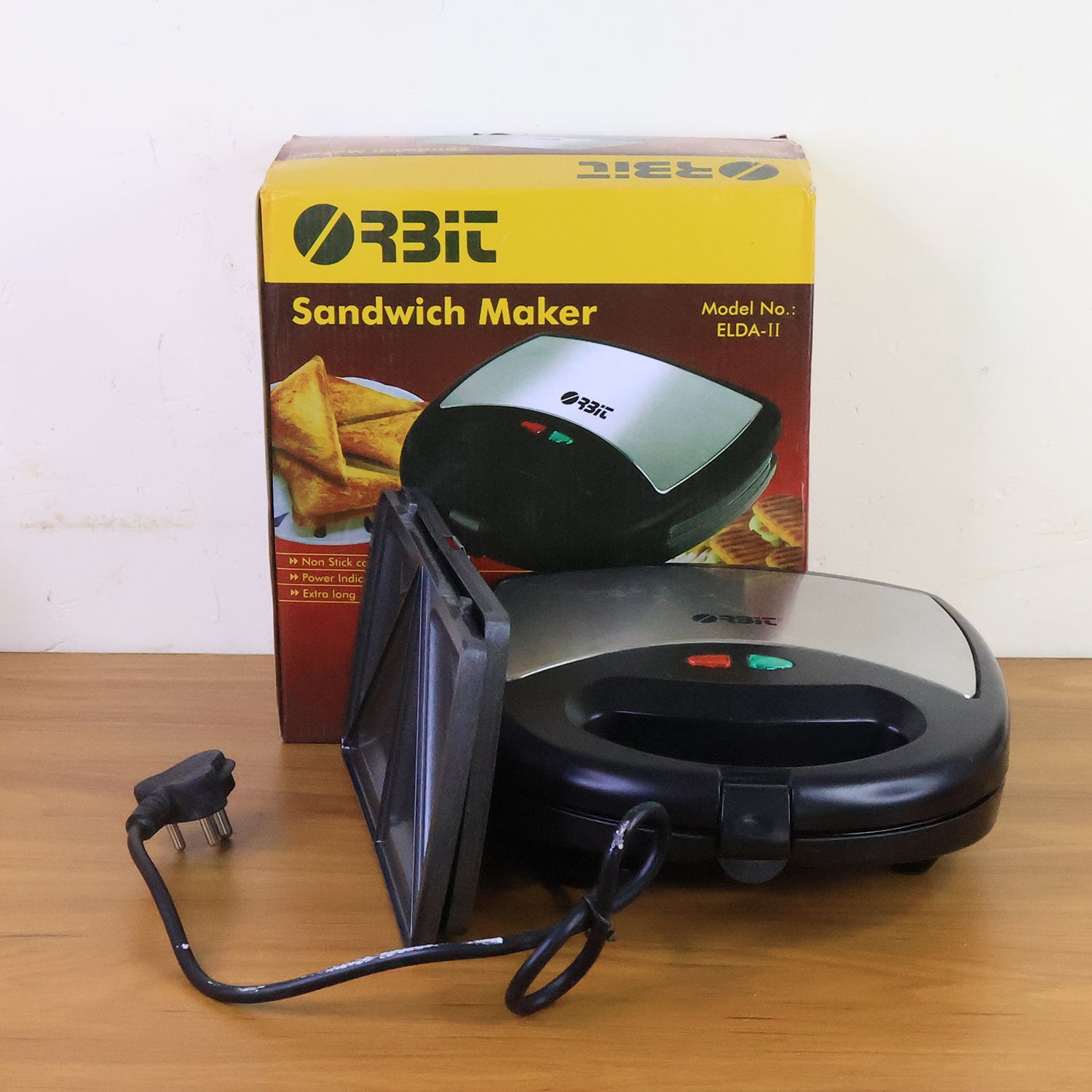 Orbit Sandwich Maker With Interchangeable Plates (800w  1 Pc)