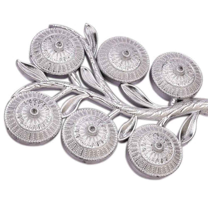 2238 Multipurpose Decorative 6 Storage Tree Shape Mukhwas Daniserving Tray