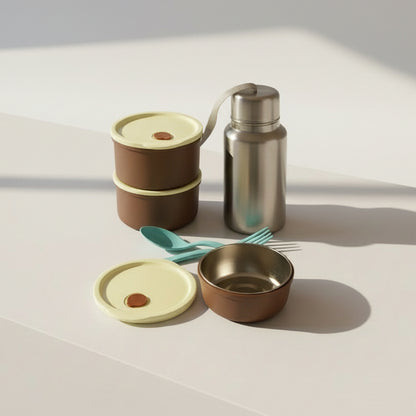 Triple Layer Combo Lunch Box Set