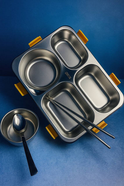 Premium Stainless Steel Lunch Box | Leak Proof