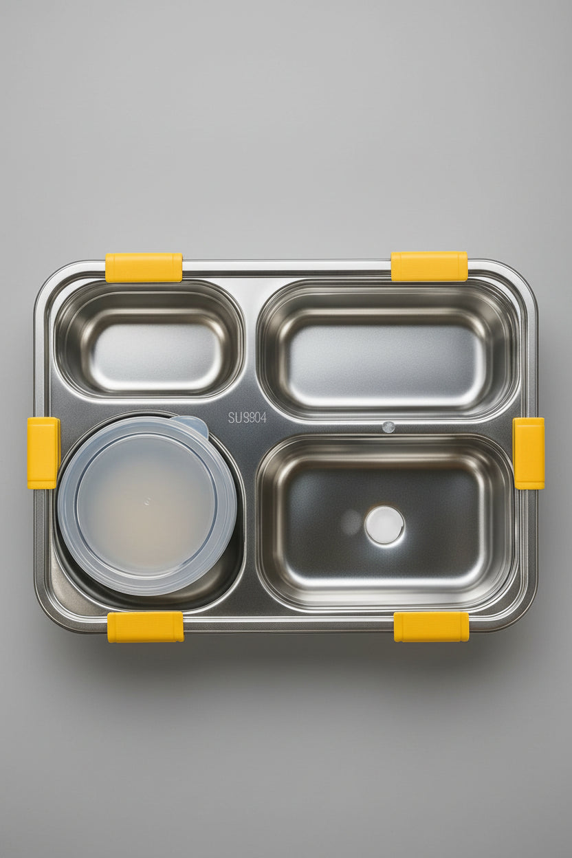 Premium Stainless Steel Lunch Box | Leak Proof