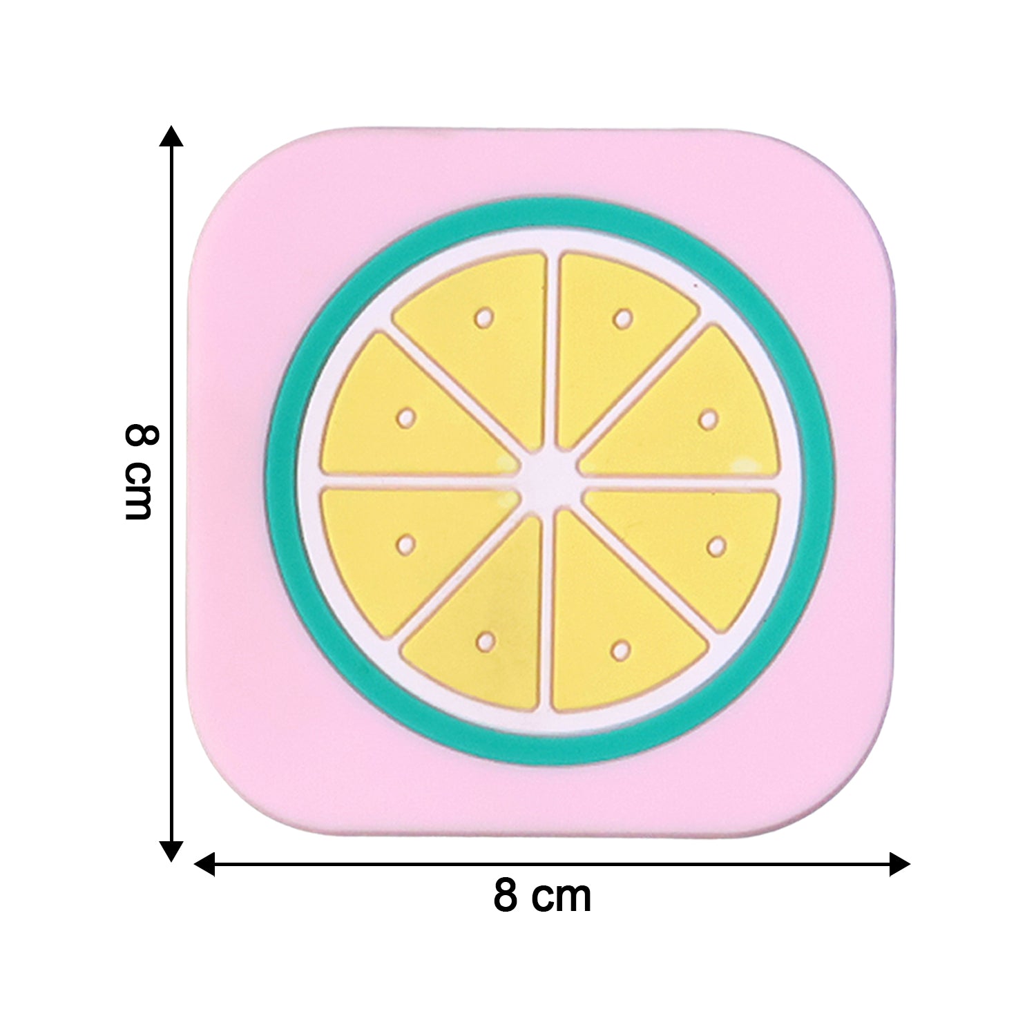 Premium Silicone Drink Coaster (1 Pc 88 Cm  Mix Design)
