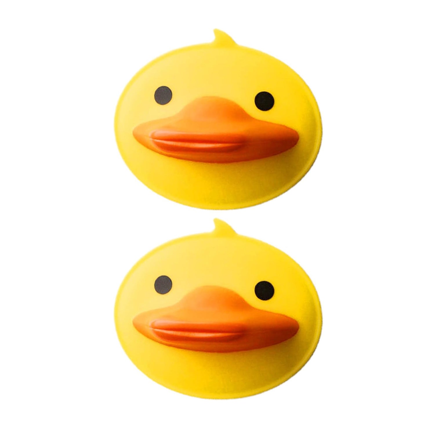 Cute Duck Shape Silicone Hot Pot Holder (2 Pc)