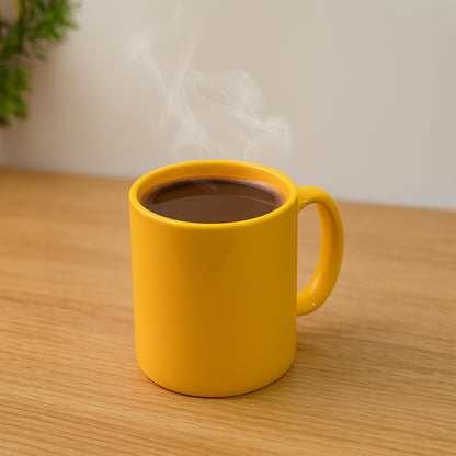 Elegant Ceramic Mug With Matching Spoon
