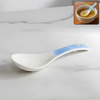 Premium Ceramic Serving Spoon (14 Cm 1 Pc)