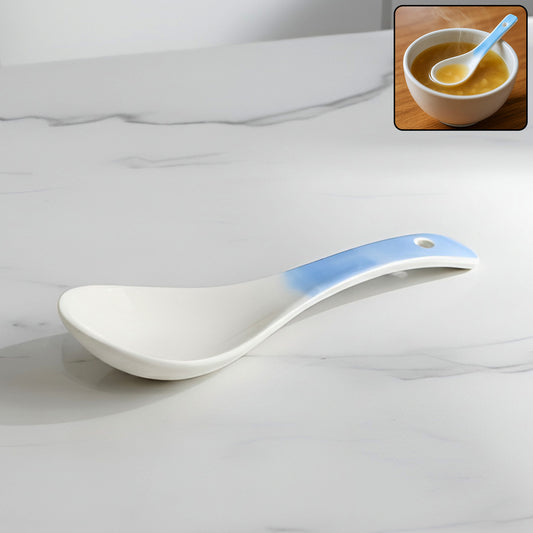 Premium Ceramic Serving Spoon (14 Cm 1 Pc)