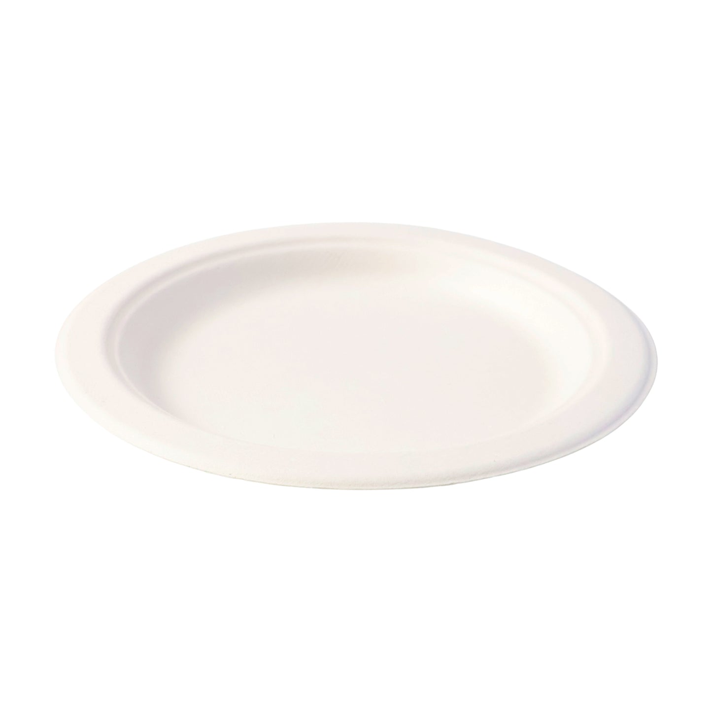 Freshee 6 Inch Round Compostable Bagasse Plate (10 Pcs Pack)