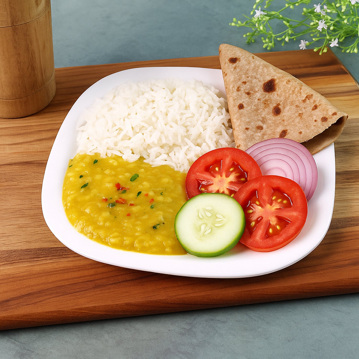 Premium Square Dinner Plate (28 Cm  1 Pc)